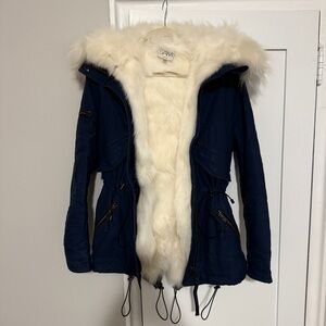 SAM. Winter jacket with real fur